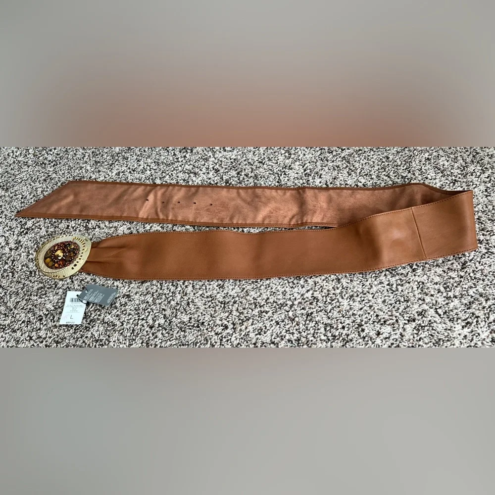 Chico’s Spice Market Belt Leather Size L